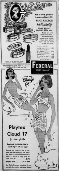 Federals (Federal Department Store) - 1949 Ad (newer photo)